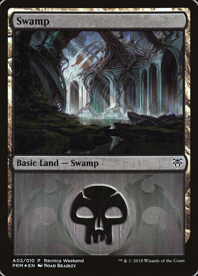 Swamp (A02) [Ravnica Allegiance Ravnica Weekend] - Magic: The Gathering - Card Brawlers | Quebec | Canada |