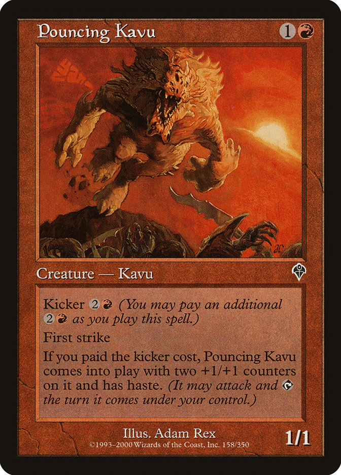 Pouncing Kavu [Invasion] - Magic: The Gathering - Card Brawlers | Quebec | Canada |