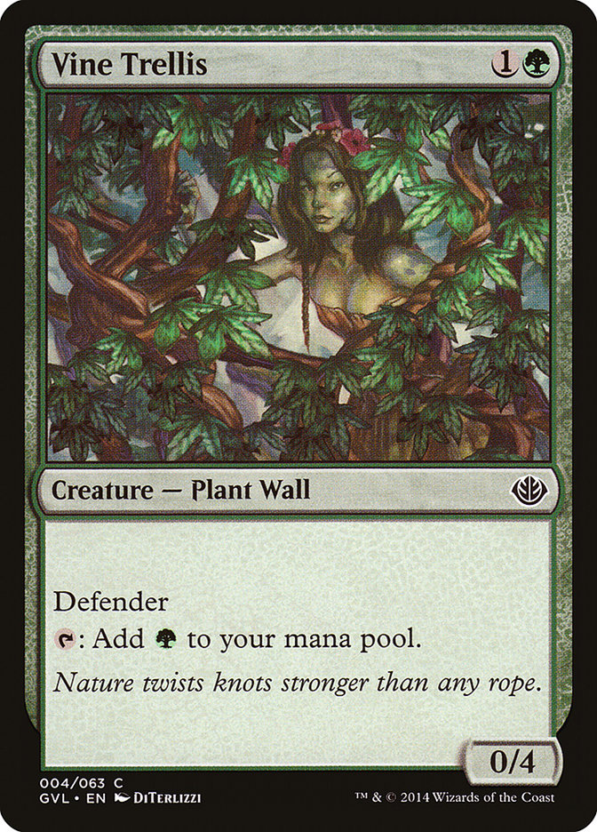 Vine Trellis (Garruk vs. Liliana) [Duel Decks Anthology] - Magic: The Gathering - Card Brawlers | Quebec | Canada |