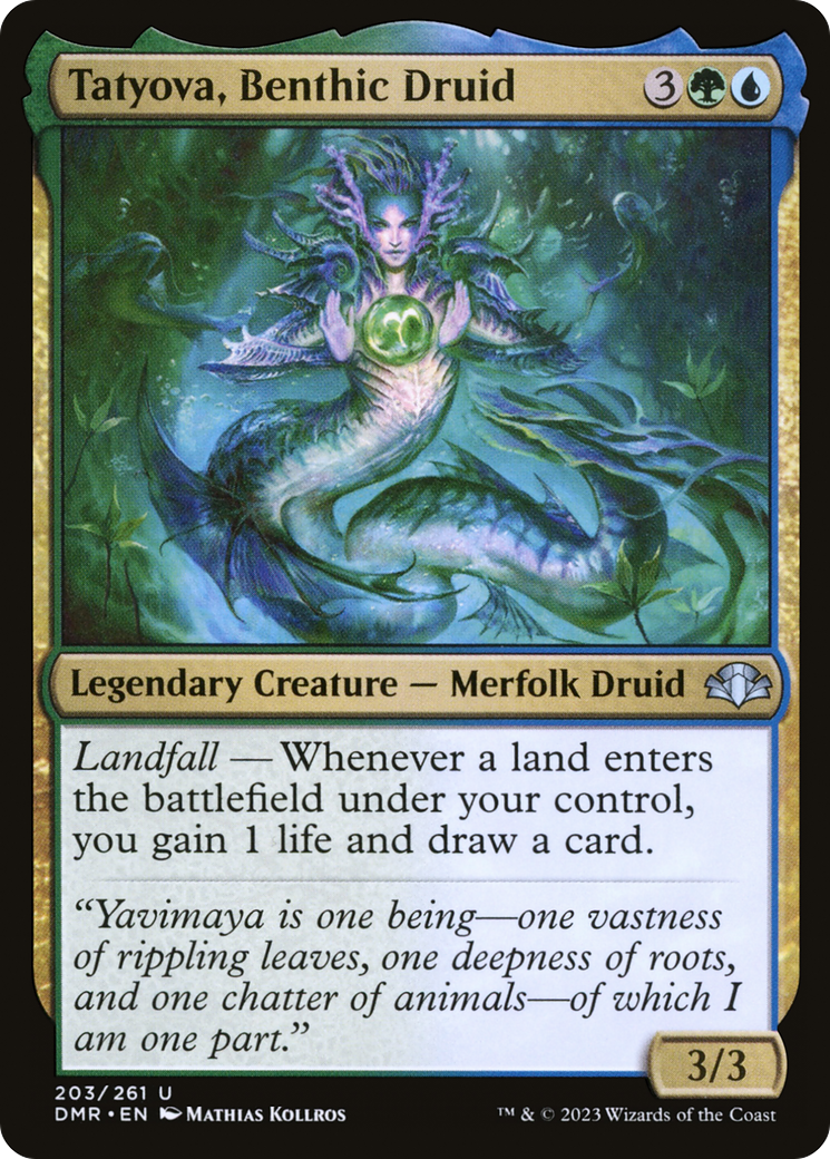 Tatyova, Benthic Druid [Dominaria Remastered] - Magic: The Gathering - Card Brawlers | Quebec | Canada |