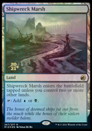 Shipwreck Marsh [Innistrad: Midnight Hunt Prerelease Promos] - Magic: The Gathering - Card Brawlers | Quebec | Canada |