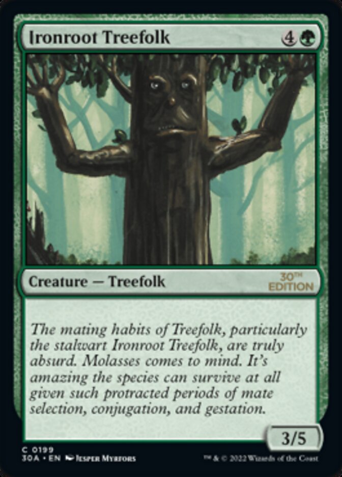 Ironroot Treefolk [30th Anniversary Edition] - Magic: The Gathering - Card Brawlers | Quebec | Canada |