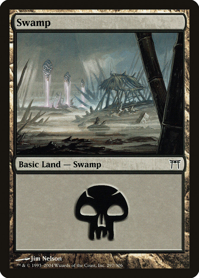 Swamp (297) [Champions of Kamigawa] - Magic: The Gathering - Card Brawlers | Quebec | Canada |