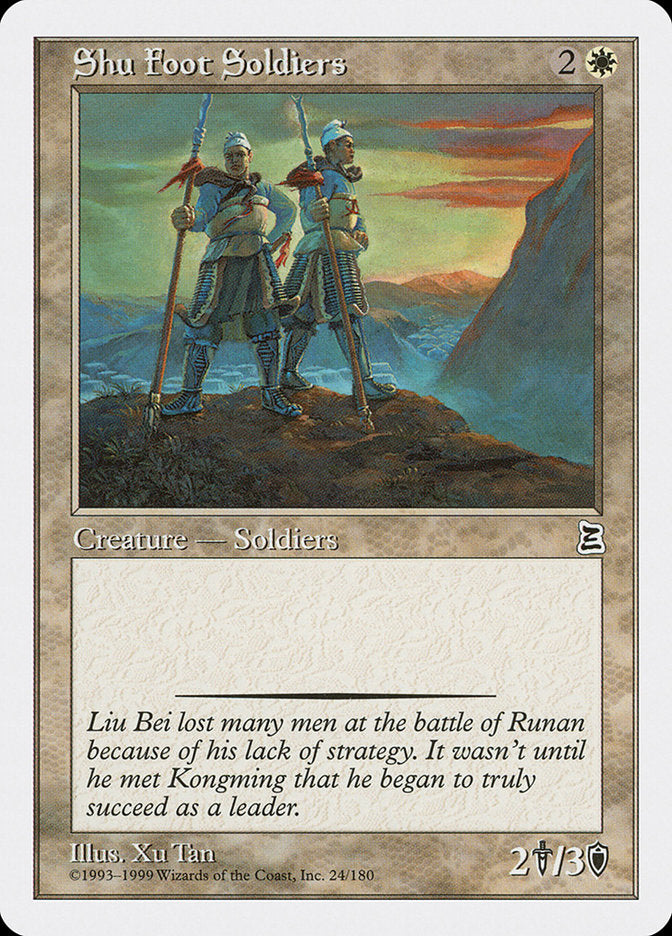 Shu Foot Soldiers [Portal Three Kingdoms] - Magic: The Gathering - Card Brawlers | Quebec | Canada |