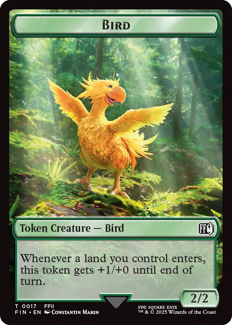 Hero (0008) // Bird (0017) Double-Sided Token [FINAL FANTASY Tokens] - Magic: The Gathering - Card Brawlers | Quebec | Canada |
