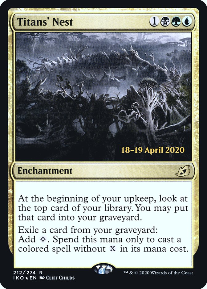 Titans' Nest [Ikoria: Lair of Behemoths Prerelease Promos] - Magic: The Gathering - Card Brawlers | Quebec | Canada |