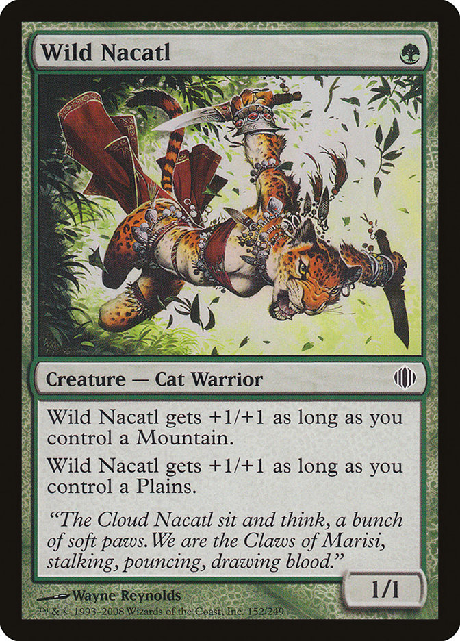 Wild Nacatl [Shards of Alara] - Magic: The Gathering - Card Brawlers | Quebec | Canada |