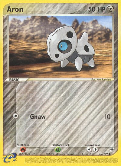 Aron (50/109) [EX: Ruby & Sapphire] - Pokémon - Card Brawlers | Quebec | Canada |