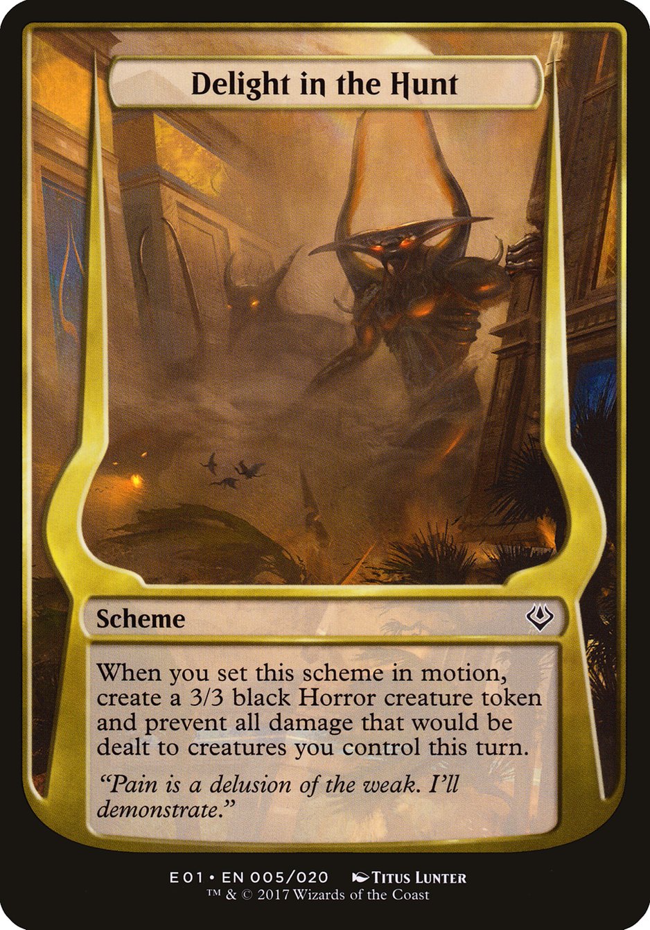 Delight in the Hunt (Schemes) [Archenemy: Nicol Bolas Schemes] - Magic: The Gathering - Card Brawlers | Quebec | Canada |