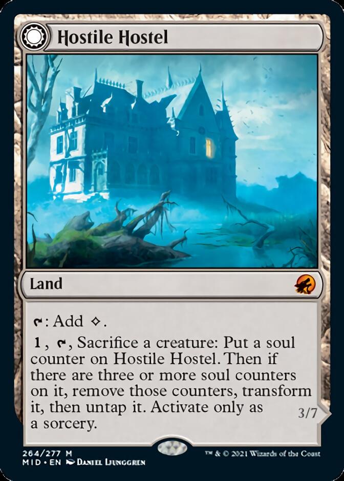 Hostile Hostel // Creeping Inn [Innistrad: Midnight Hunt] - Magic: The Gathering - Card Brawlers | Quebec | Canada |