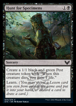 Hunt for Specimens [Strixhaven: School of Mages] - Magic: The Gathering - Card Brawlers | Quebec | Canada |