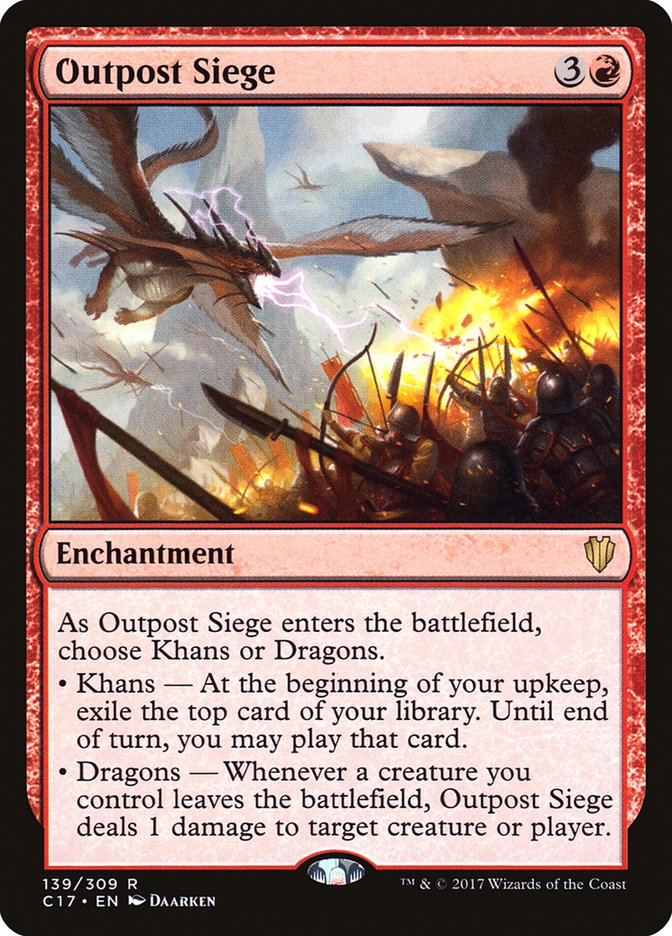 Outpost Siege [Commander 2017] - Magic: The Gathering - Card Brawlers | Quebec | Canada |