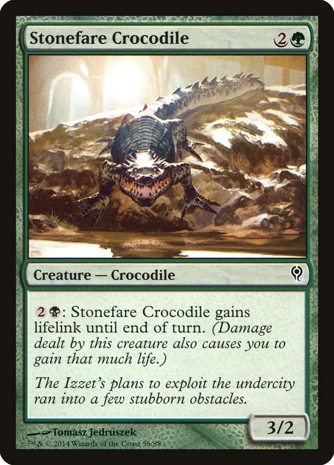 Stonefare Crocodile [Duel Decks: Jace vs. Vraska] - Magic: The Gathering - Card Brawlers | Quebec | Canada |
