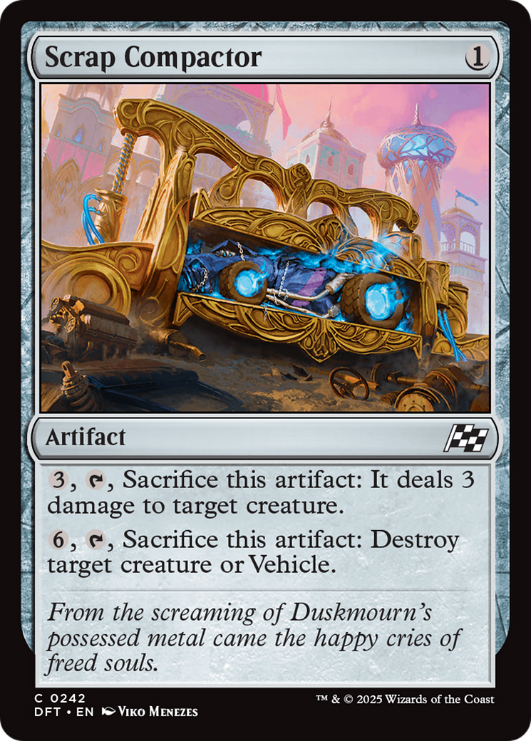 Scrap Compactor [Aetherdrift] - Magic: The Gathering - Card Brawlers | Quebec | Canada |