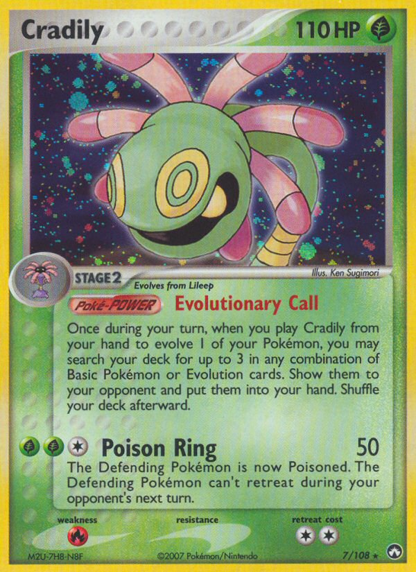 Cradily (7/108) [EX: Power Keepers] - Pokémon - Card Brawlers | Quebec | Canada |