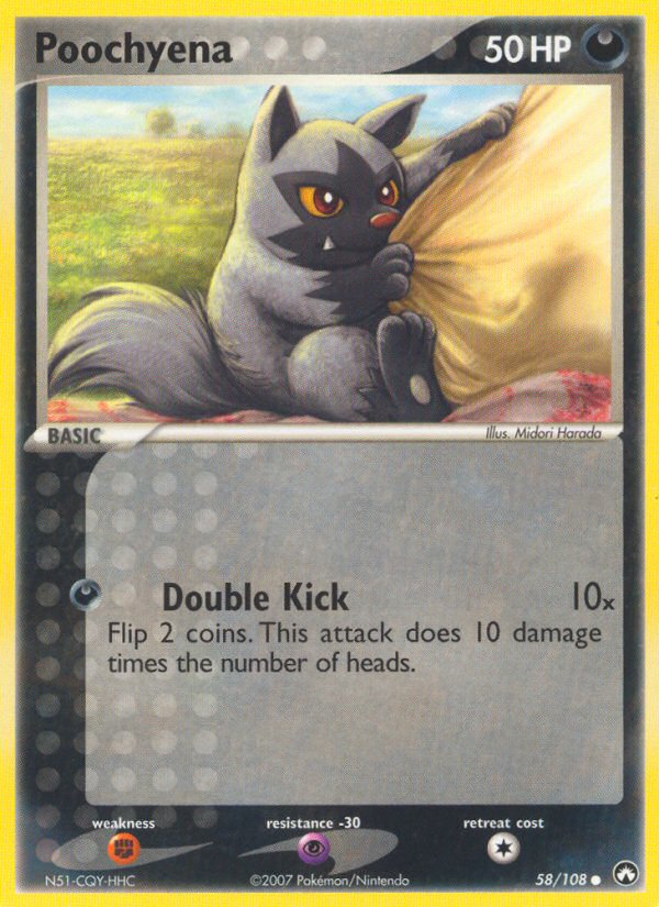 Poochyena (58/108) [EX: Power Keepers] - Pokémon - Card Brawlers | Quebec | Canada |