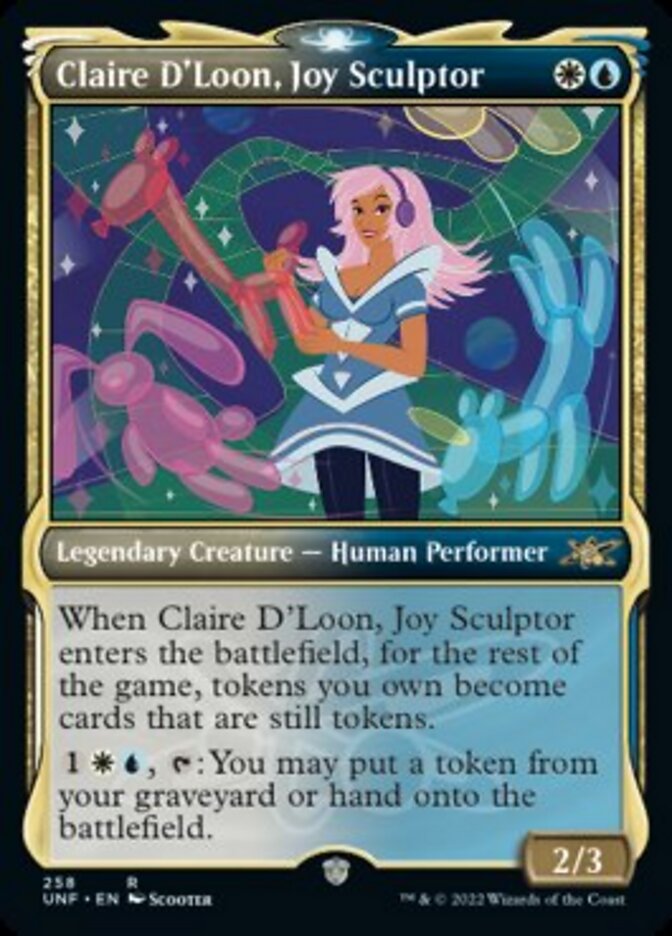 Claire D'Loon, Joy Sculptor (Showcase) [Unfinity] - Magic: The Gathering - Card Brawlers | Quebec | Canada |