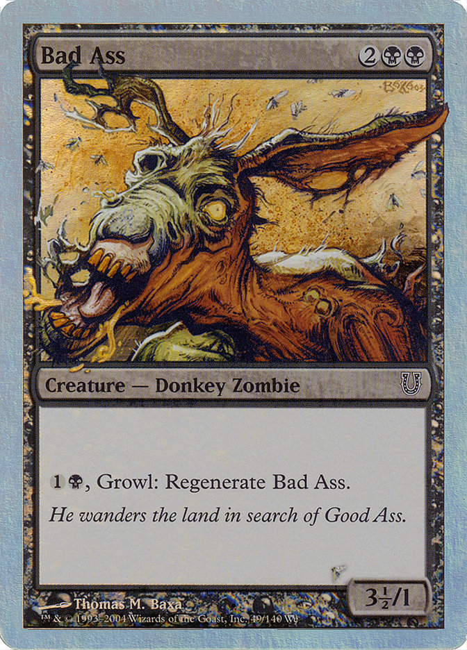 Bad Ass (Alternate Foil) [Unhinged] - Magic: The Gathering - Card Brawlers | Quebec | Canada |