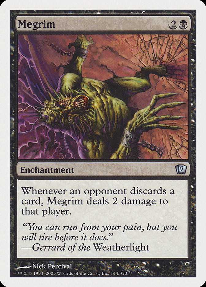 Megrim [Ninth Edition] - Magic: The Gathering - Card Brawlers | Quebec | Canada |