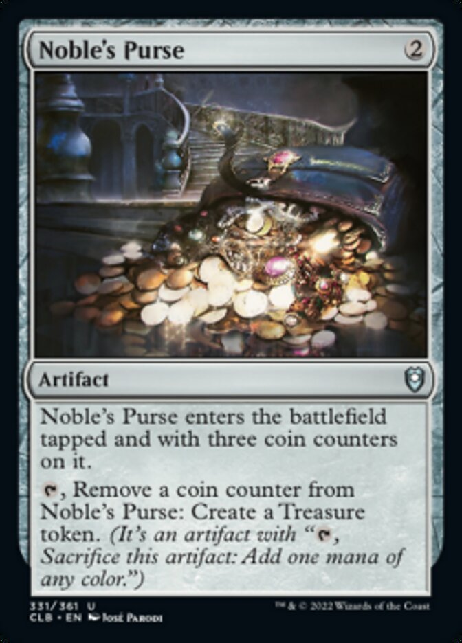 Noble's Purse [Commander Legends: Battle for Baldur's Gate] - Magic: The Gathering - Card Brawlers | Quebec | Canada |