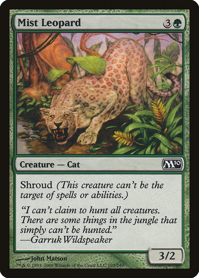 Mist Leopard [Magic 2010] - Magic: The Gathering - Card Brawlers | Quebec | Canada |