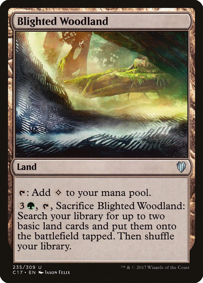 Blighted Woodland [Commander 2017] - Magic: The Gathering - Card Brawlers | Quebec | Canada |
