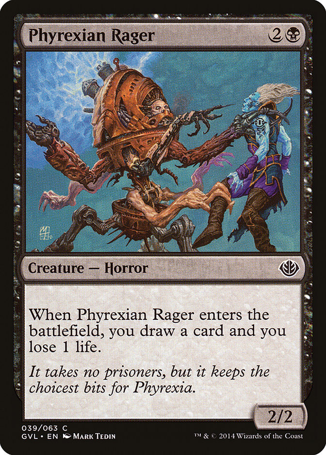 Phyrexian Rager (Garruk vs. Liliana) [Duel Decks Anthology] - Magic: The Gathering - Card Brawlers | Quebec | Canada |