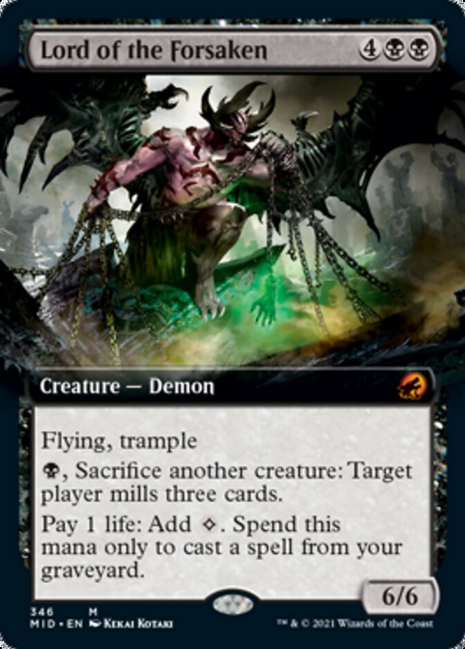 Lord of the Forsaken (Extended Art) [Innistrad: Midnight Hunt] - Magic: The Gathering - Card Brawlers | Quebec | Canada |