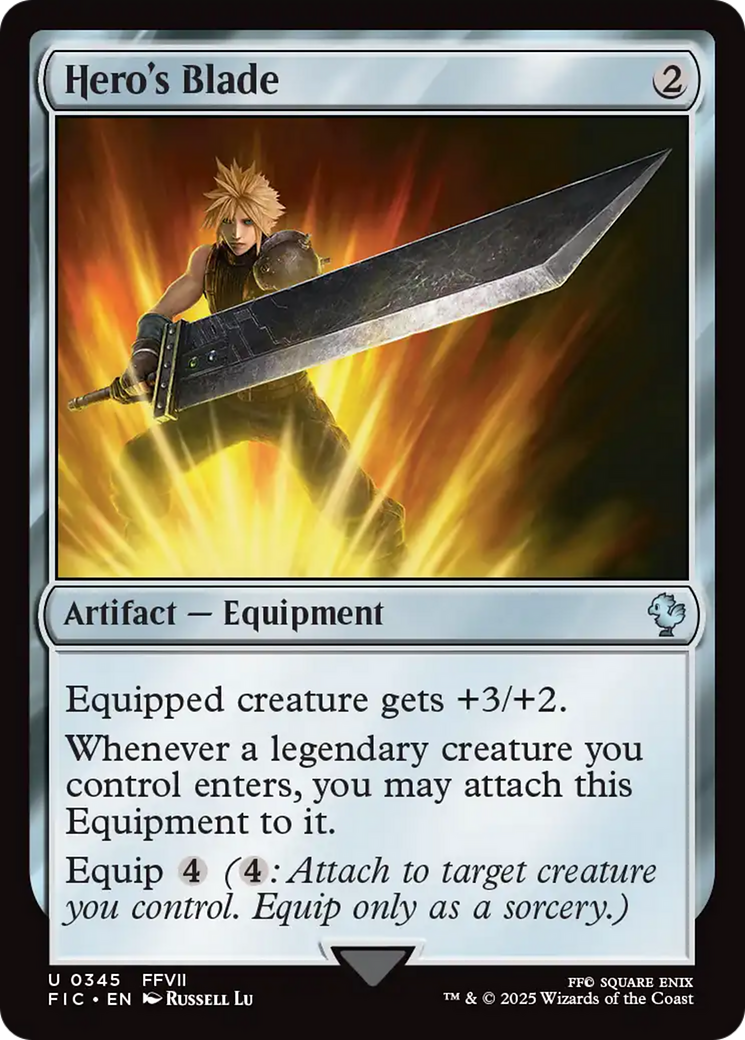 Hero's Blade [FINAL FANTASY Commander] - Magic: The Gathering - Card Brawlers | Quebec | Canada |