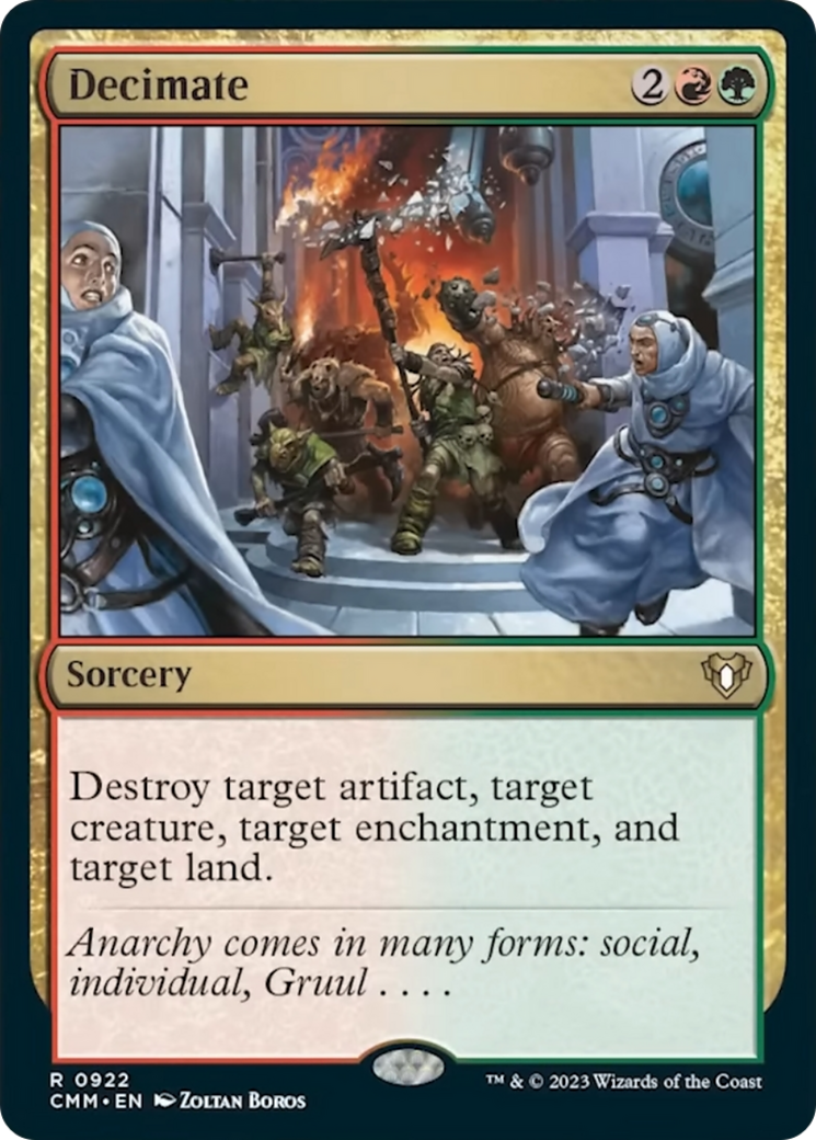 Decimate [Commander Masters] - Magic: The Gathering - Card Brawlers | Quebec | Canada |