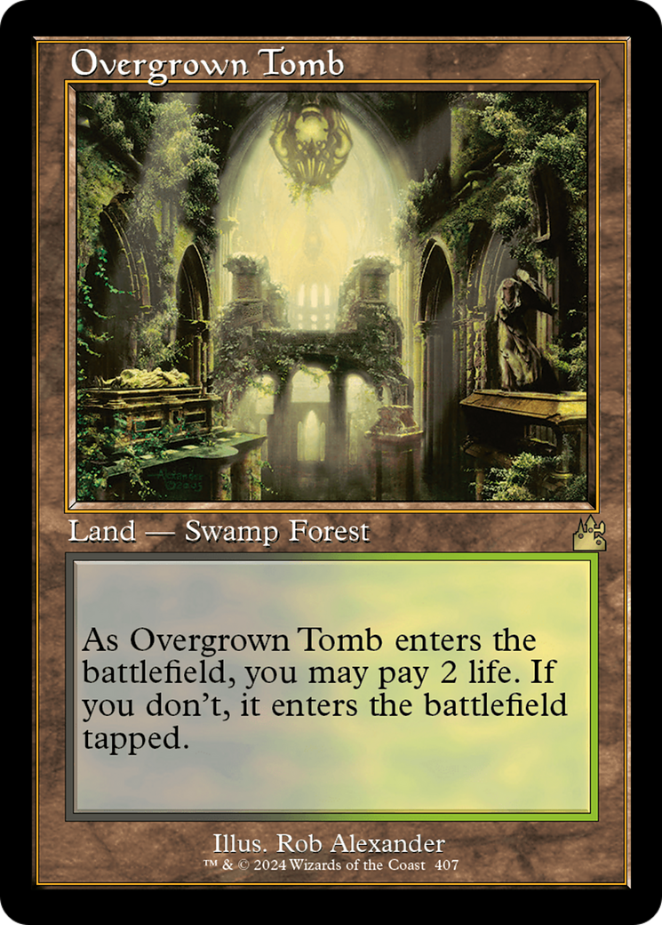 Overgrown Tomb (Retro) [Ravnica Remastered] - Magic: The Gathering - Card Brawlers | Quebec | Canada |