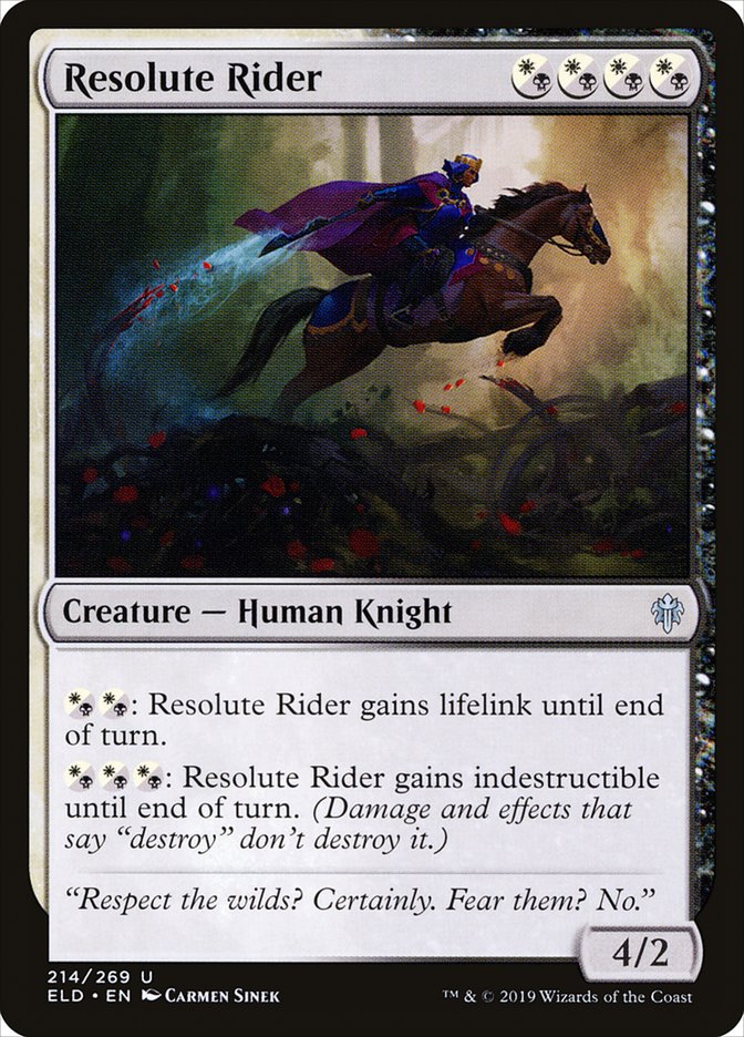 Resolute Rider [Throne of Eldraine] - Magic: The Gathering - Card Brawlers | Quebec | Canada |