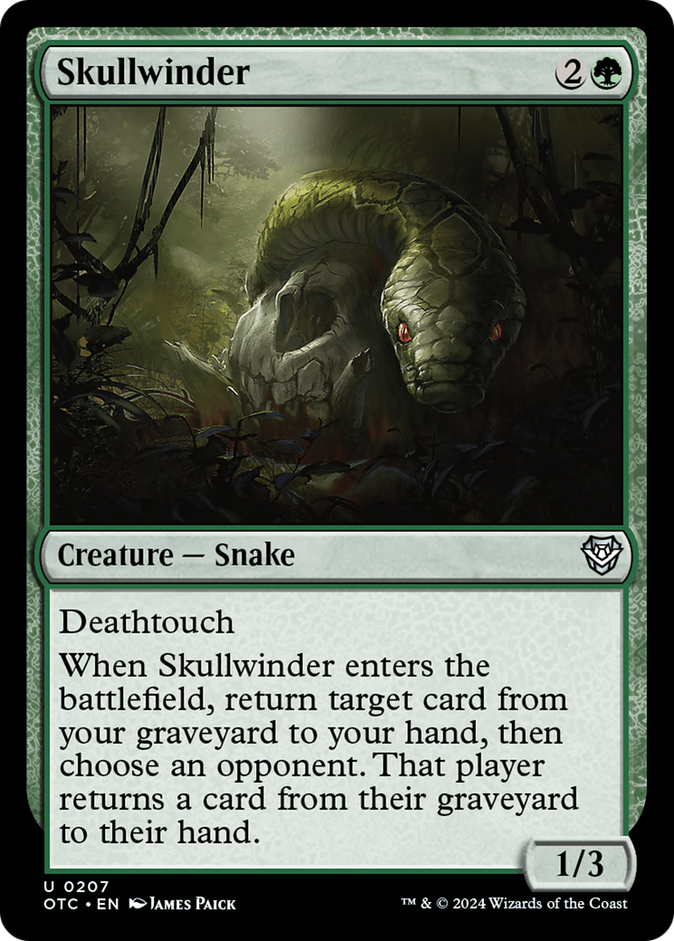 Skullwinder [Outlaws of Thunder Junction Commander] - Magic: The Gathering - Card Brawlers | Quebec | Canada |