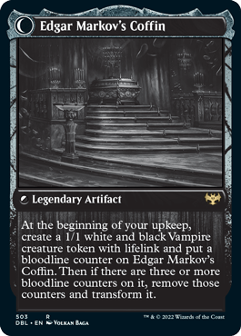 Edgar, Charmed Groom // Edgar Markov's Coffin [Innistrad: Double Feature] - Card Brawlers