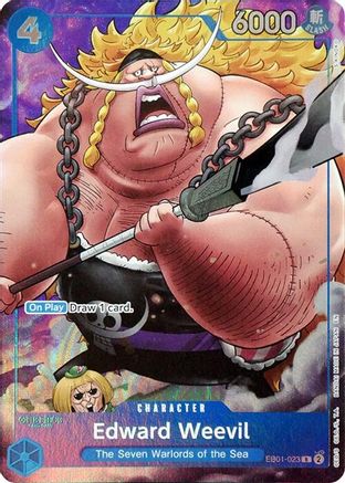Edward Weevil (Seven Warlords of the Sea Binder Set) (EB01-023) - One Piece Promotion Cards Foil - Card Brawlers