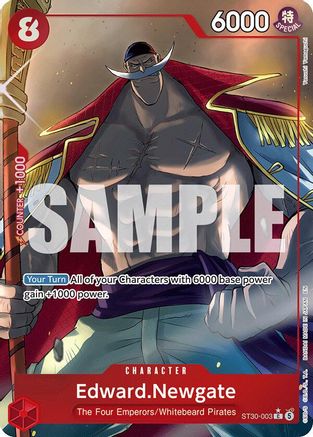 Edward.Newgate (Full Art) (ST30-003) - Starter Deck EX: Luffy & Ace Foil - Card Brawlers