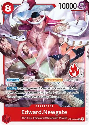 Edward.Newgate (OP16-003) (Ace Deck) (OP16-003) - Set Sail Deck Set - Card Brawlers