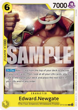 Edward.Newgate - ST13-004 (Reprint) (ST13-004) - Premium Booster -The Best- Vol. 2 - Card Brawlers