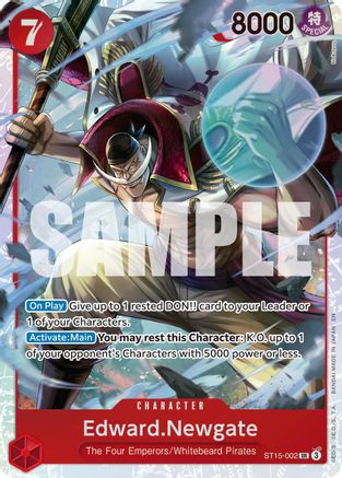 Edward.Newgate - ST15-002 (Reprint) (ST15-002) - Premium Booster -The Best- Vol. 2 Foil - Card Brawlers