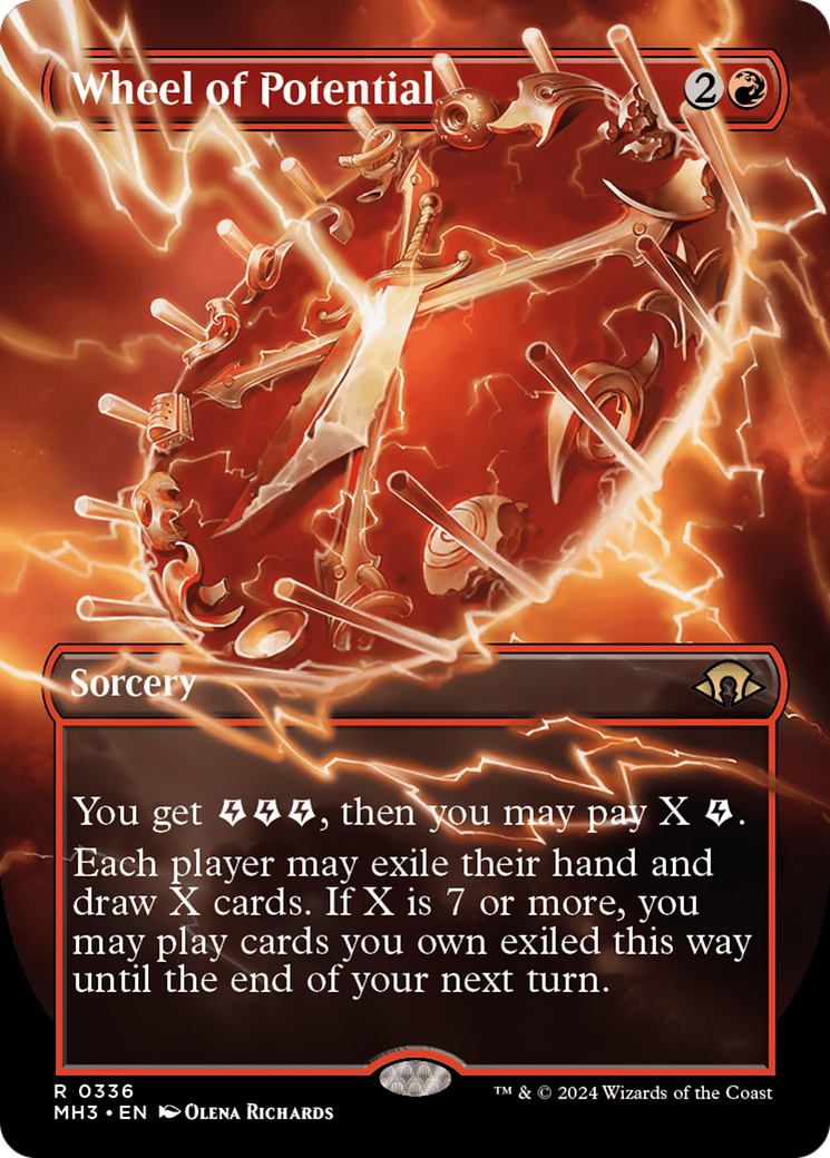 Wheel of Potential (Borderless) [Modern Horizons 3] - Magic: The Gathering - Card Brawlers | Quebec | Canada |