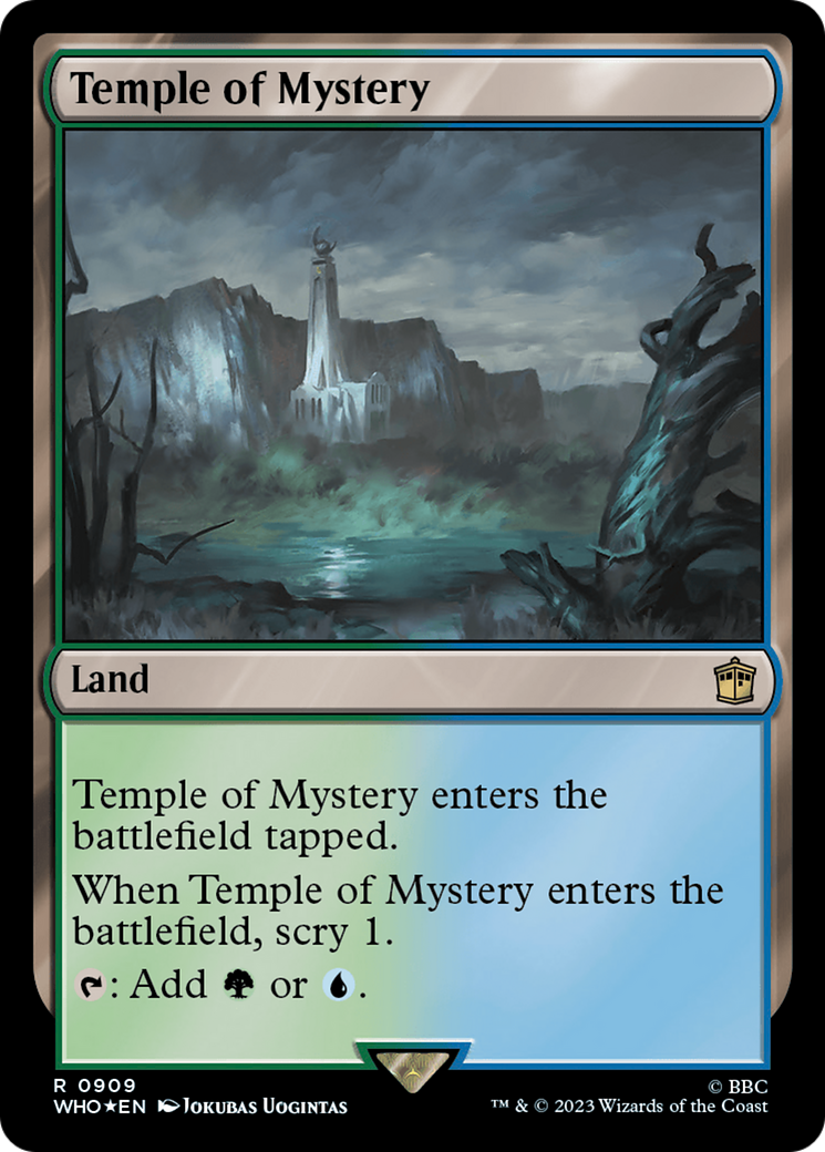 Temple of Mystery (Surge Foil) [Doctor Who] - Magic: The Gathering - Card Brawlers | Quebec | Canada |