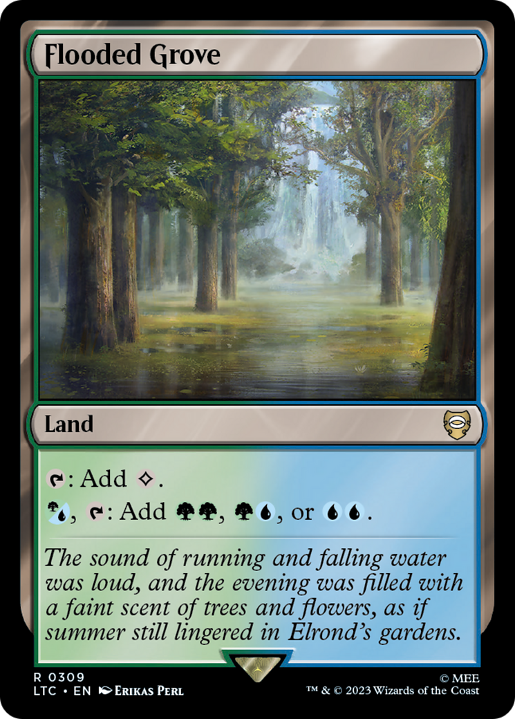 Flooded Grove [The Lord of the Rings: Tales of Middle-Earth Commander] - Magic: The Gathering - Card Brawlers | Quebec | Canada |