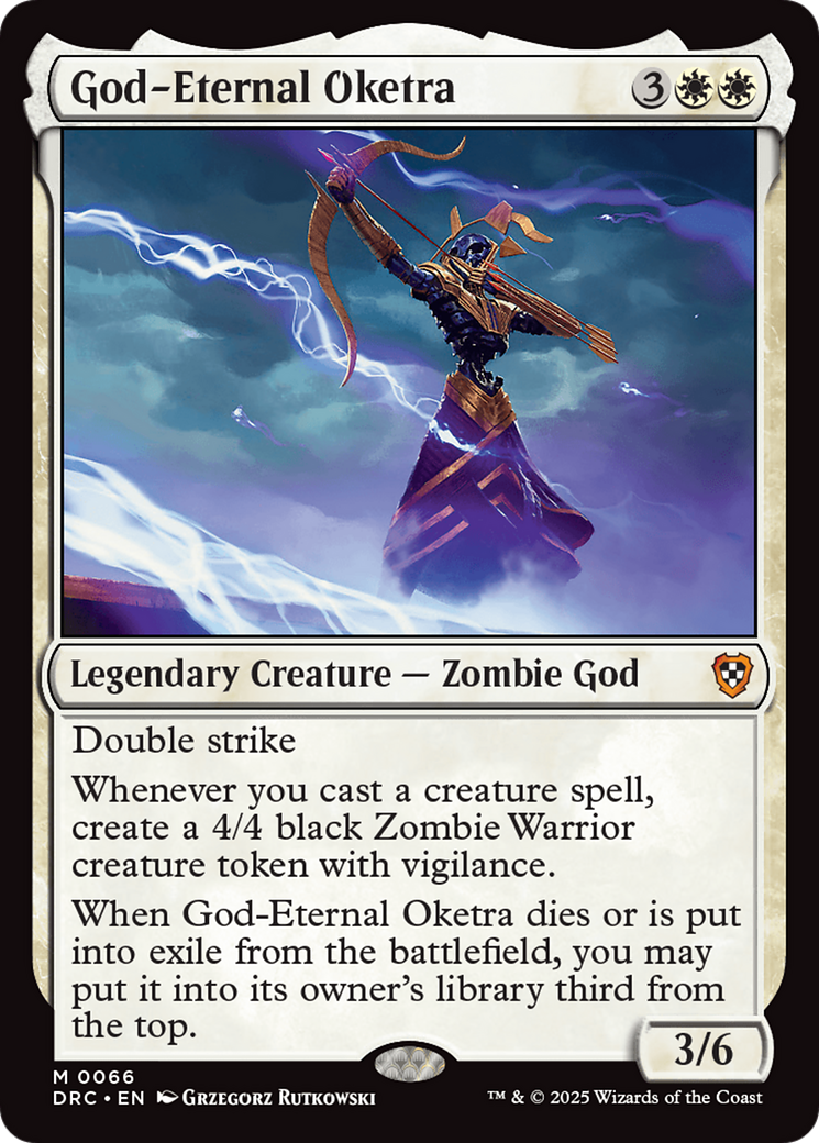 God-Eternal Oketra [Aetherdrift Commander] - Magic: The Gathering - Card Brawlers | Quebec | Canada |