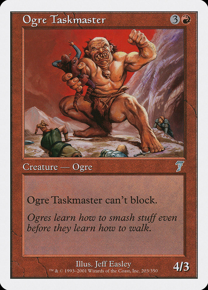 Ogre Taskmaster [Seventh Edition] - Magic: The Gathering - Card Brawlers | Quebec | Canada |