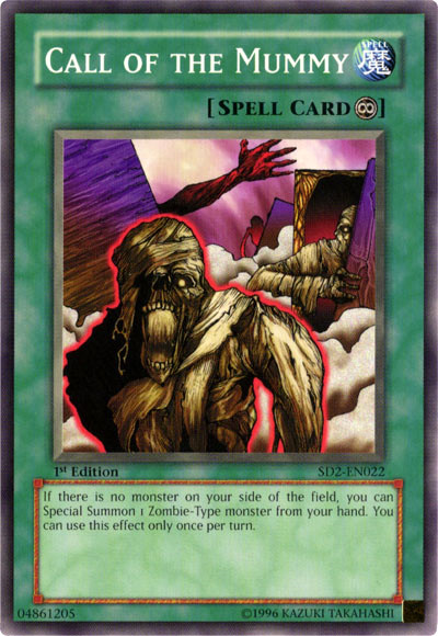 Call of the Mummy [SD2-EN022] Common - Yu-Gi-Oh! - Card Brawlers | Quebec | Canada |