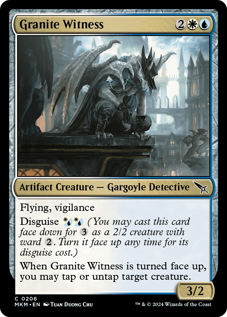 Granite Witness [Murders at Karlov Manor] - Magic: The Gathering - Card Brawlers | Quebec | Canada |
