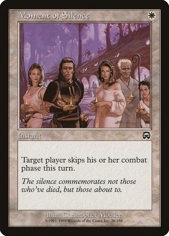 Moment of Silence [Mercadian Masques] - Magic: The Gathering - Card Brawlers | Quebec | Canada |
