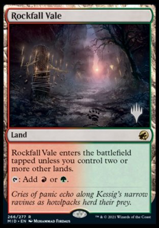 Rockfall Vale (Promo Pack) [Innistrad: Midnight Hunt Promos] - Magic: The Gathering - Card Brawlers | Quebec | Canada |