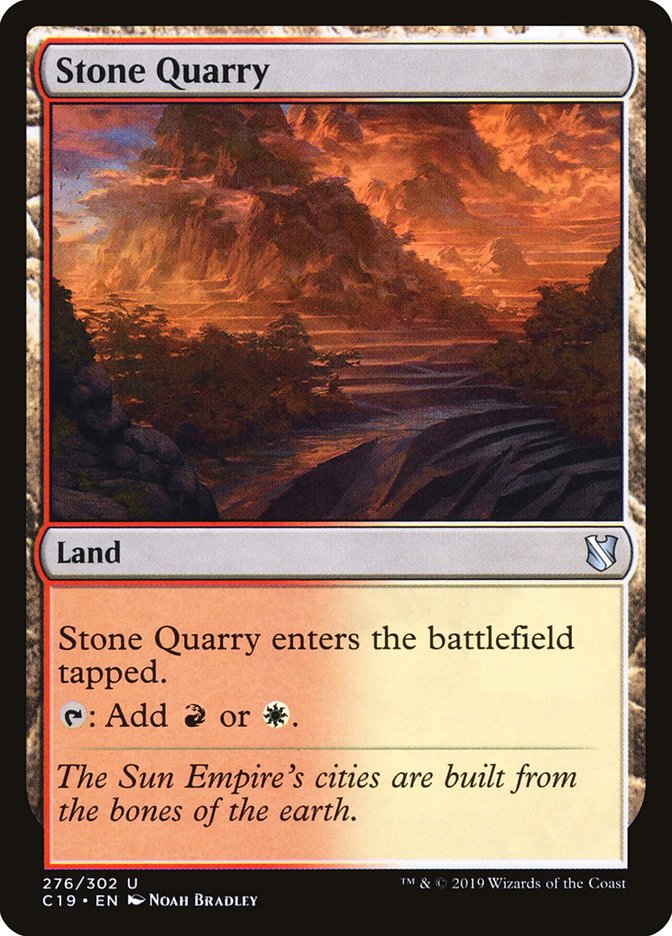 Stone Quarry [Commander 2019] - Magic: The Gathering - Card Brawlers | Quebec | Canada |