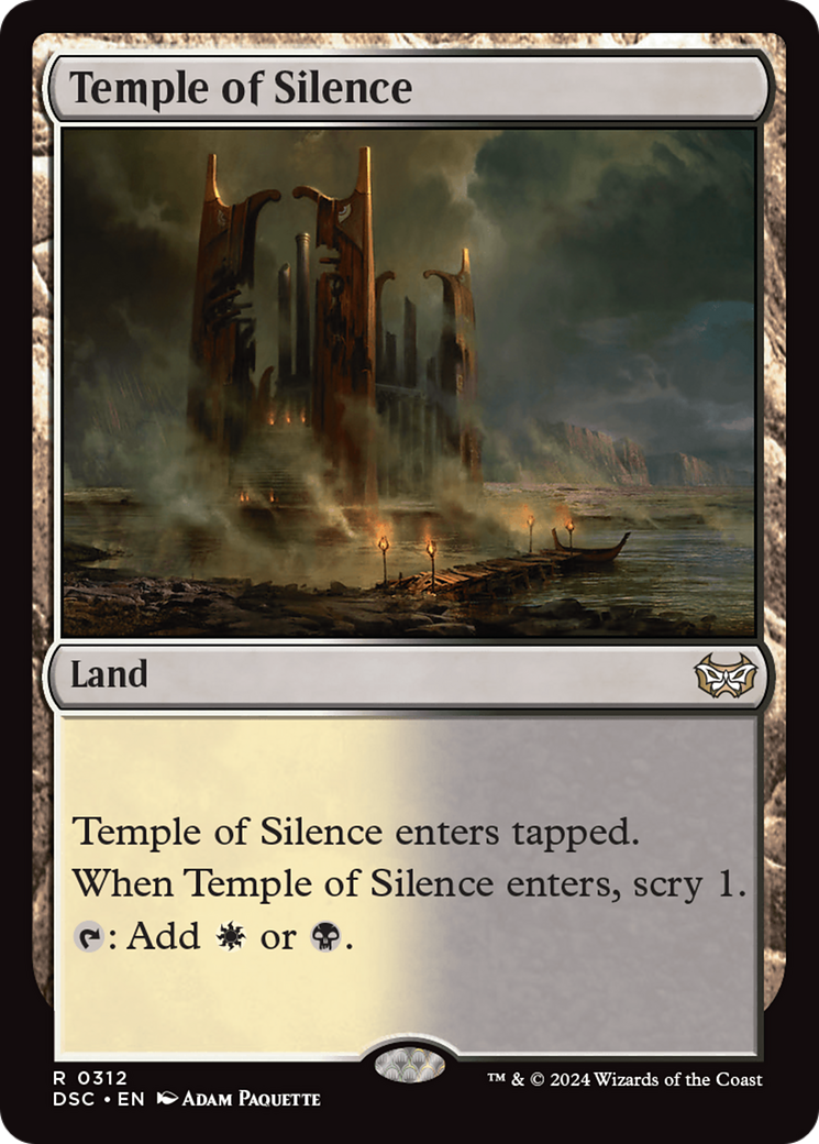 Temple of Silence [Duskmourn: House of Horror Commander] - Magic: The Gathering - Card Brawlers | Quebec | Canada |
